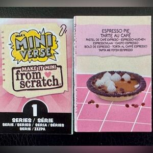 Espresso pie chocolate miniverse make it mini food from scratch series 1